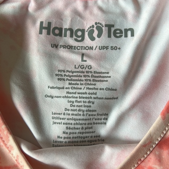 Nwt HANG TEN UPF 50+ quick dry top Large - Picture 8 of 14